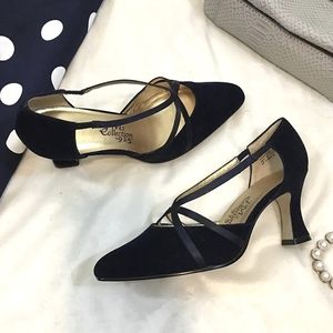 Vintage Velvet Heels